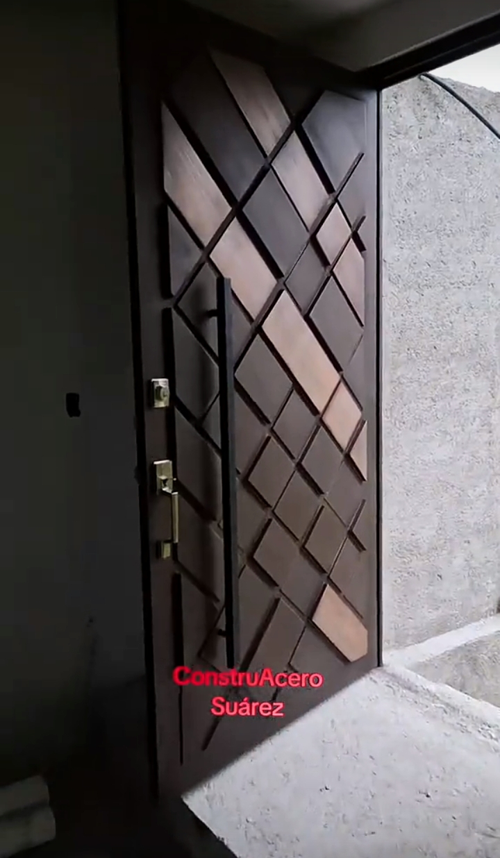 Puerta moderna de acceso principal - Imagen 4